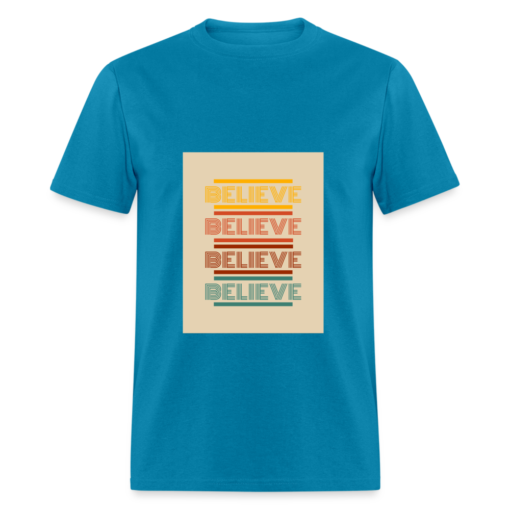 Believe T-Shirt - turquoise